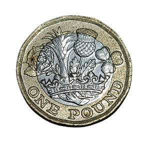Moeda de 1 Pound (Libra) - Ano 2017 - Reino Unido