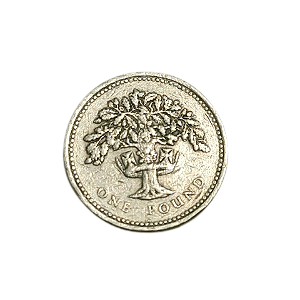 Moeda de 1 Libra (Pound) 1987 - Reino Unido