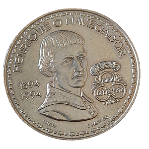 Moeda 200 Escudos 1994 - Série dos Descobrimentos - Infante D. Henrique