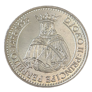 Moeda 200 Escudos 1995 - Série dos Descobrimentos – Morte de D. João II Príncipe Perfeito