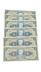 Cédula 1 Cruzeiro - Primeira Estampa MBC+