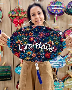 Placa Decorativa GG | Gratidão #005