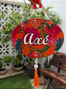 Placa Decorativa M | Axé Vermelha