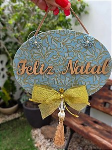 Placa Decorativa M | Feliz Natal!