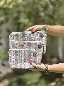 Kit Necessaire Artesanal | 3 Peças