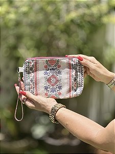 Necessaire Estampada Artesanal | 14cm x 20cm