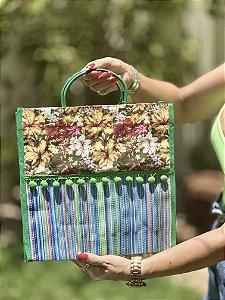 Bolsa Feira Jardim Verde | 37cm x 30cm