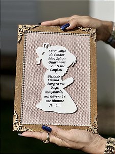 Quadro Santo Anjo | Menina