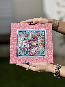 Mini Quadro Rosa | 20cm x 20cm