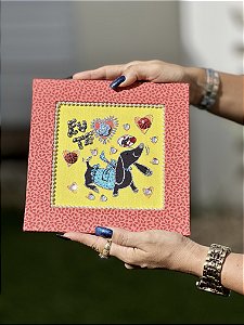 Mini Quadro Cachorro | 20cm x 20cm
