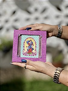Mini Quadro Nossa Senhora Desatadora dos Nós | 14cm x 14cm