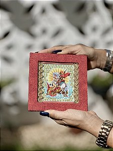Mini Quadro São Jorge | 14cm x 14cm