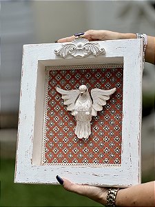 Quadro Divino Madeira | 32cm x 28cm