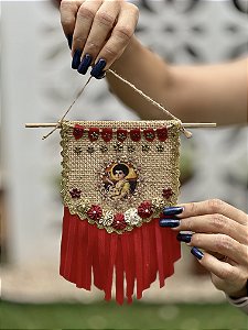 Mini Estandarte São João | 12cm x 11cm