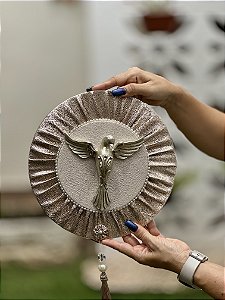 Mandala M Divino Espírito Santo #004 | 25cm de diâmetro