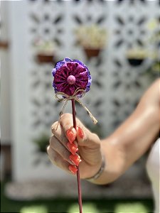 Flor Encanto de Fuxico – Unidade Artesanal