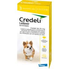 Credeli Caes 56,25mg (1,3 A 2,5 Kg) Cx 1 Comp