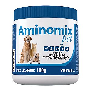 Suplemento Vitamínico Aminomix Pet Vetnil 100 g