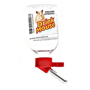 Bebedouro para Roedores Drink Mouse Vermelho 60 ml