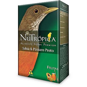 Ração Nutrópica para Sabiá e Pássaro Preto 300 g