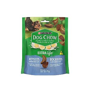 Petisco Dog Chow Cães Filhotes Banana e Leite 75g