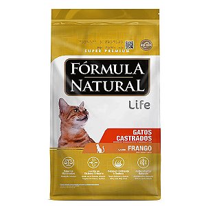 Ração Fórmula Natural Life Para Gatos Castrados Frango 7 kg