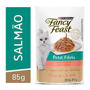Ração Úmida Fancy Feast Petit Filet Salmão 85 g