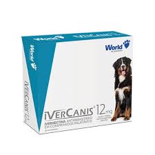 Ivercanis Ivermectina 12mg 4comp...