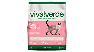 Areia Higien V. Verde Grao Misto 4kg
