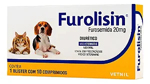 Vetnil Furolisin 20mg 10 Comp