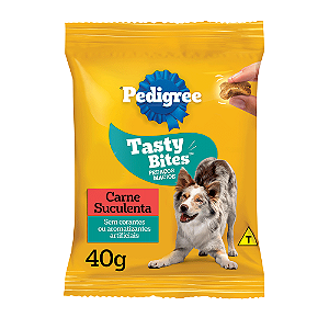 Pedigree Tasty Bites Pct 40g Carne Suculenta(e)