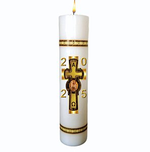 Círio Pascal Cordeiro  7,8cm x 40 Cm  Aplique Adesivo