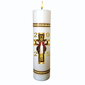 Círio Pascal Jesus  40x7,8cm Adesivado