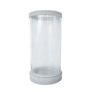 Porta Vela Vidro E Mármore G Para Vela 7 Dias