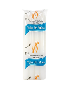 velas de Fátima Palito 24 Maço Nº 06