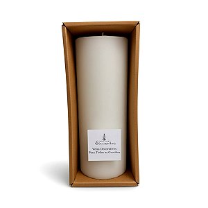 Vela Decorativa Cilíndrica 8cm X 20 Cm Pilar Decoração