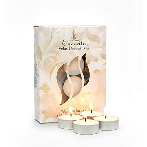 Velas Aromáticas  12 Unidades Recho - Baunilha