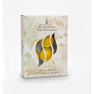 Velas Aromáticas  12 Unidades Recho - Mel