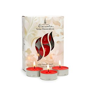 Velas Aromáticas  12 Unidades Recho - Morango
