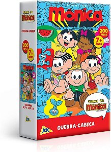 Quebra-cabeça: Turma da Mônica 200 peças