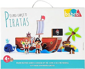Quebra-cabeça piratas 3D