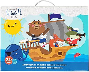 Quebra-cabeça gigante piratas