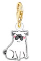 Charm cachorrinho branco