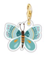 Charm borboleta