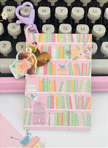 Caderno chaveirinho Amor por Livros