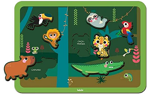 Quebra-cabeça de encaixe Fauna brasileira