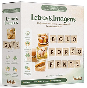 Letras e imagens - Melhor idade Babebi