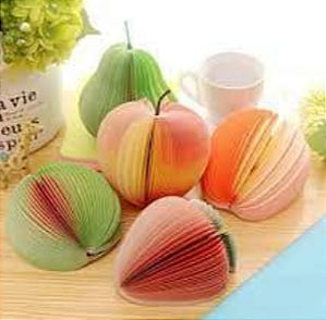 Bloquinho 3D frutas