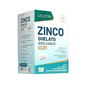 Zinco Quelato 29mg 60 Caps Lauton