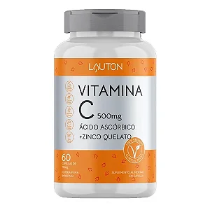 Vitamina C + Zinco Quelato 60 Caps Lauton